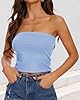 Strapless Crop Top for Women Slim Fit Tube Tops Ca... #2