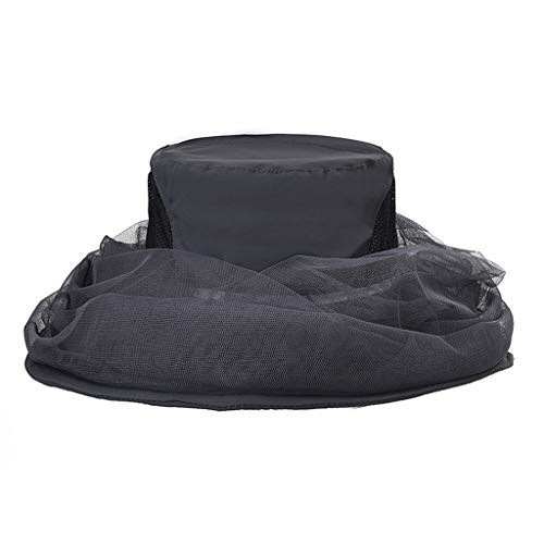 Tongina Chapéu De Sol Com Mosquiteiro Removível Para Net Caminhadas Ao Ar Livre Pesca Camping - Cinz
