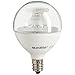 Sunlite LED Globe 40W Equivalent (Only Uses 5 Watts!) Dimmable Clear G16 Bulb, Candelabra Base, Warm White