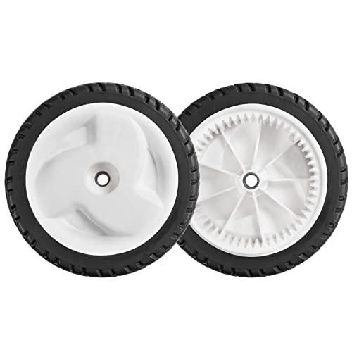 Antanker 105-1815 Front Drive Wheels Replacement for Toro 22'' Recyclers Mower 20001-20111 Stens 205-272 Wheel Gear Assembly Wheels Self-Propelled Walk-Behind Push Lawn Mower, 2 Pack, 8 Inch