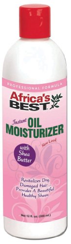 Africas Best Instant Oil Moisturizer with Shea Butter - Bonus 12 oz. (Pack of 2)