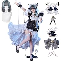 即発送　アズールレーン　チェシャー　ウィッグ付き　高品質　コスプレ衣装 41AsrP8UM4L._SS200_.jpg