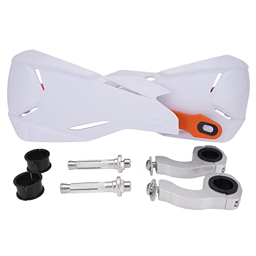 Attacco: i paramani per moto sono dotati di accessori per l'installazione completi, non è necessario utilizzare altri accessori aggiuntivi. Inoltre, il raccordo a compressione per la testa del mazza viene fornito con due dimensioni di collari che si agganciano a una morsa, assicurandosi che non si allenti o non si snoghi mentre si guida.