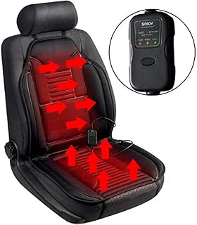 Sojoy Universal 12V Heated Smart Multifunctional Car Seat Heater Heated Cushion Warmer High/Medium/Low