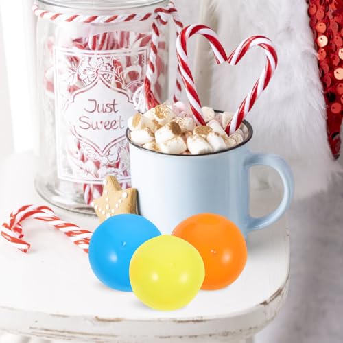 Image of Gadpiparty 50pcs Vending Machine Capsules Empty Colored Round Capsules Fillable Plastic Round Balls Candy Gumball Machines Balls Twisting Balls for Gumball Vending Machine