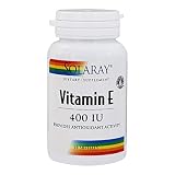 SOLARAY Vitamin E Alpha 400, 50 CT