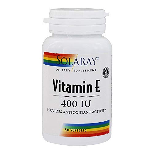Solaray Vitamin E Alpha 400, 50 Ct #TOP27