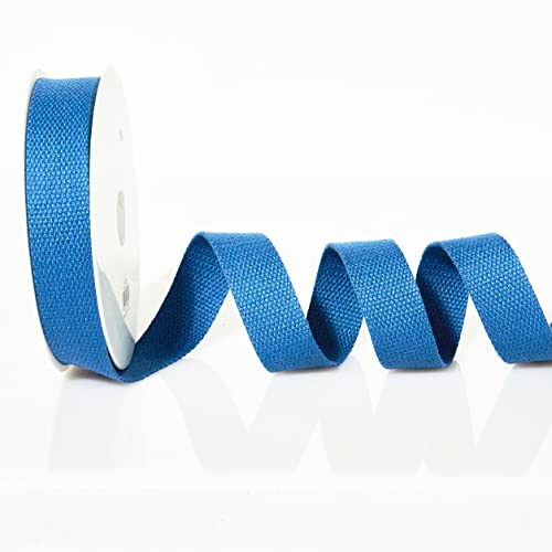 Trimz Cotton Webbing - Malibu Blue - 30mm x 5m