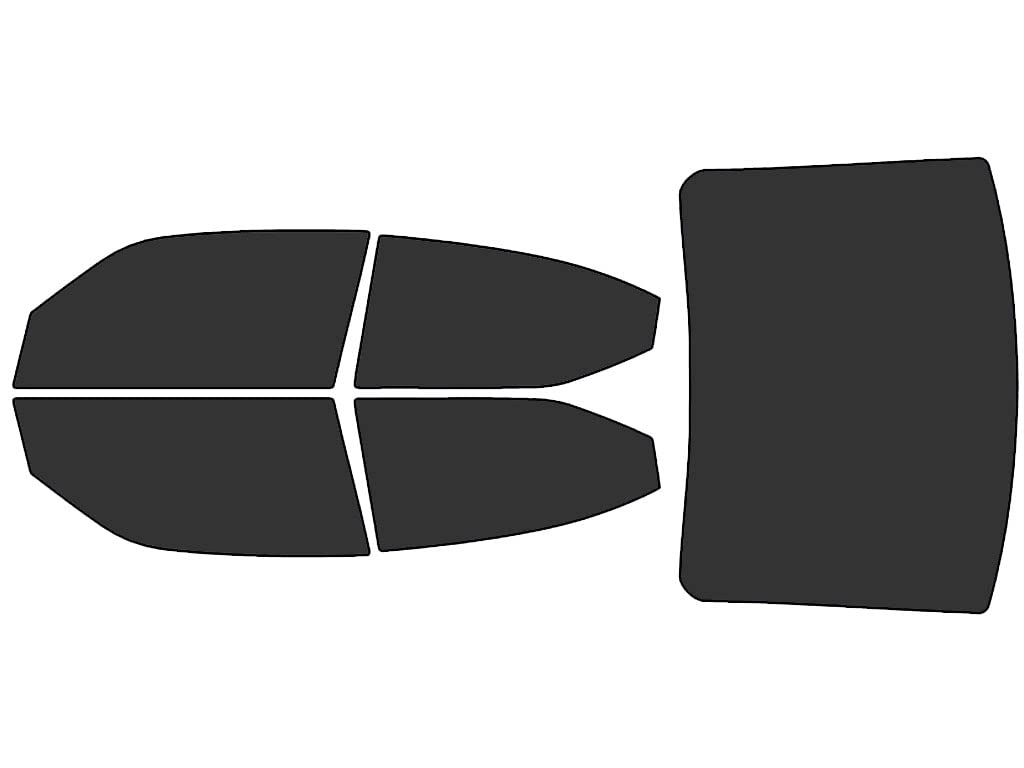 Rvinyl Window Tint Kit Compatible with Dodge Charger 2006-2010 - Complete Precut Kit - 20%