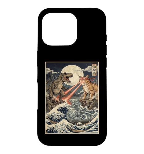���b�L T-Rex ���{�̕����G�A�[�g �X�}�z�P�[�X iPhone 16 Pro �p