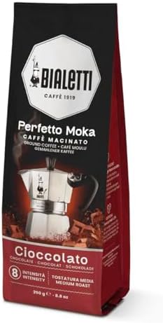 BIALETTI(ビアレッティ) Bialettiペルフェットモカ チョコラート (粉/細挽き / 250g) イタリアンコーヒー エスプレッソ用 コーヒー豆