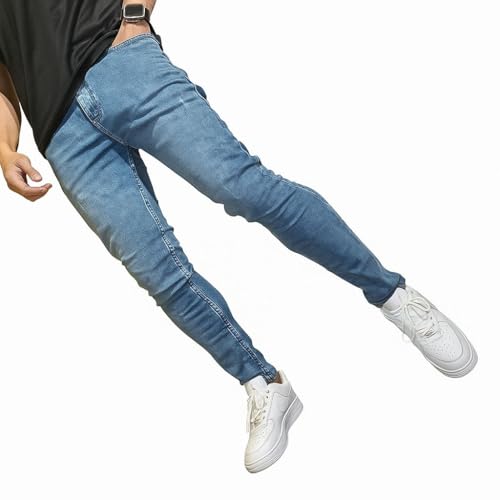 Jeans Clasicos Stretch Pants Colombianos for Mens US, 30, 31,Azul Oscuro
