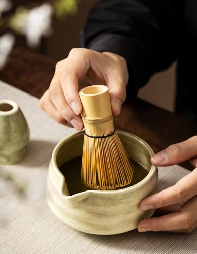 Ensemble de fouet à matcha unique NEKIT avec bol traditionnel et support