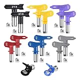 JXZSJ Airless Paint Spray Guns Nozzles Set.Spray Tips for Airless Sprayer, Reversible Airless Paint