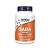 NOW Supplements, GABA (Gamma-Aminobutyric Acid) 500 mg + B-6, Natural Neurotransmitter*, 200 Veg Capsules