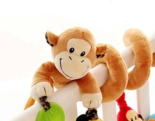 Singring Infant Baby Activity Spiral Bed & Stroller Toy (Monkey)