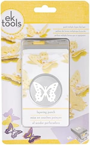 Ek Tools Layering Paper Punch, Butterfly, New Package
