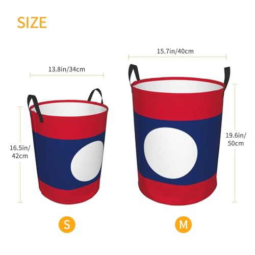 Panier à linge en tissu imprimé Laos grand modèle déco de chambre unique - 6