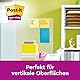 Post-it Super Sticky Notes im Großformat XL, Liniert, 6 Blöcke, 101 mm x 152 mm, 90 Blatt pro Block - Selbstklebende Notizzettel für Notizen, To-Do-Listen und Erinnerungen