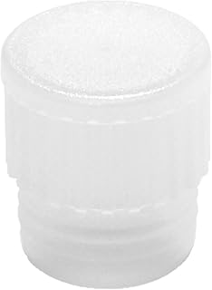 Caplugs Evergreen 300-4717-02N Flat Top Stopper Caps. 17mm, PE-LD, Natural