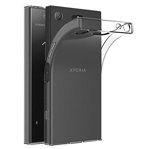 COPHONE® Coque de Protection Compatible avec Le Sony Xperia XZ1 Compact Etui Transparent antidérapent Coque en Silicone Transparente et Discrete. Housse...