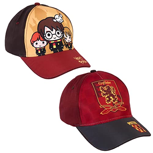 Cap für Kinder Harry Potter - Rot - Geeignet von 2 bis 8 Jahren - Aus Baumwolle und Polyester -...
