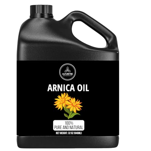 Naturevibe Botanicals Arnica Oil 946ml | 100% Pure and Natural | Great for Skin Care and Hair Care