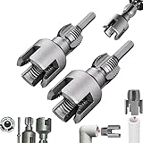 Integrated Internal & External Pipe Threading Tool, Exteriorm-U Pipe Threader, Electric Drill Compatible Pvc Pipe Threader Kit, Plumbing Pipe Threader Tool Set 1/2