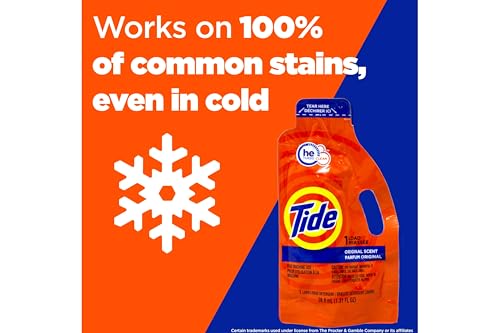Tide Single Machine Load Original Scent Detergent Liquid - 24 per case. - image 2