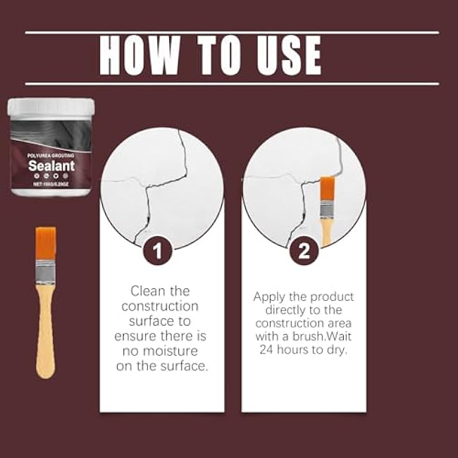 Polyurea Grouting Sealant, Grout Sealer for Shower Tile, Polyurea Grout Sealant, Waterproof Sealant Coating, Waterproof Insulating Sealant, Polyurea Coating (3PCS)
