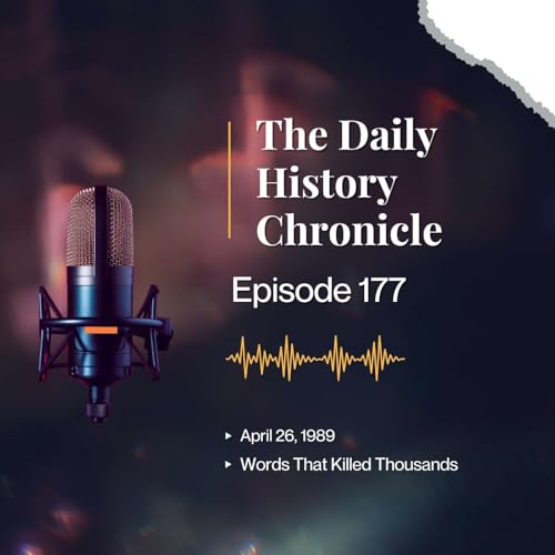 Words that Killed Thousands - April 26, 1989