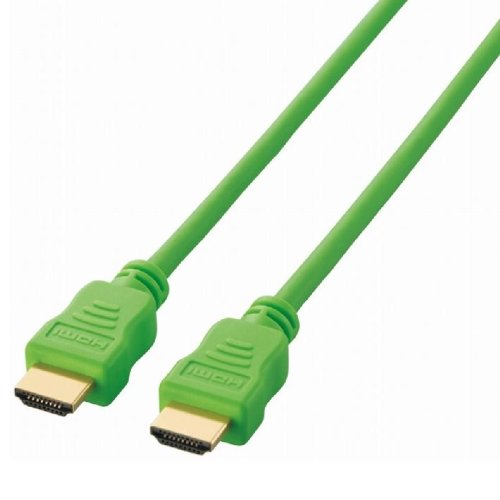 HDMI cable (PS3,) Ver1.4 + For 3D full HD 1.0m green DH