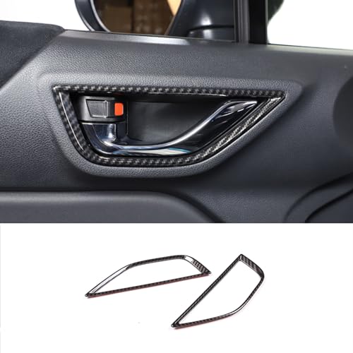 ZUNEIGUNG トヨタ GR86 ZN8 スバル BRZ ZD8 2021 2022 2023専用 インナー ドアハンドル ボウル フレーム 自動車装飾ステッカープロテクターカバー 傷防止 爪キズ防止 内装ガーニッシュドレスアップ カーアクセサリー S