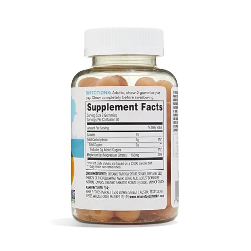 365 by Whole Foods Market, Magnesium Gummies, 60 Count - image 2
