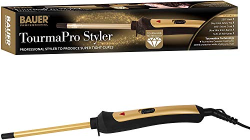 Bauer TourmaPro Styler - Ceramic Ultra Slim 9mm Curling Wand