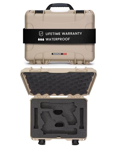Coffret Nanuk 910 2UP d'ingénierie supérieure pour pistolets Glock