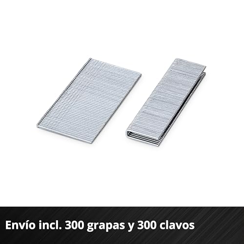 Miniatura 6 de Einhell Grapadora Clavadora Con Batería Te-Cn 18 32 Li - Solo Power X-Change 18 V, 20 Tiros Min, Máx. 25 Mm De Grapa, Máx. 32 Mm De Clavo, Incl. 300 Clavos Grapas, Sin Batería