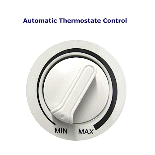 Optimus Portable 7 Fins Oil Filled Radiator Timer Heater, White #TOP4