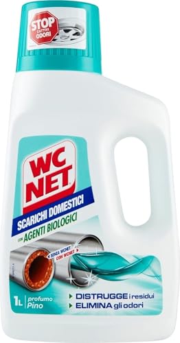 WC Net – Tratamiento para Tuberías domésticas, aroma de pino – 1 l