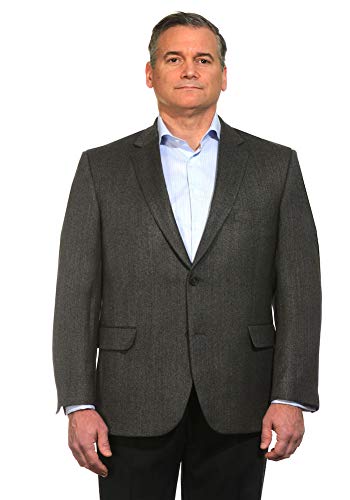 Big and Tall Classic All Wool Sport Coats to Size 72 in Portly, Short, Regular, Long, and Extra Long Sizes