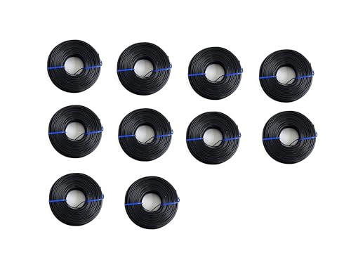 Image of Zeluga 23-266-10PK 10 Pack 360ft. 16 Gauge Reinforcement Coil Black Annealed Steel Tie Wire
