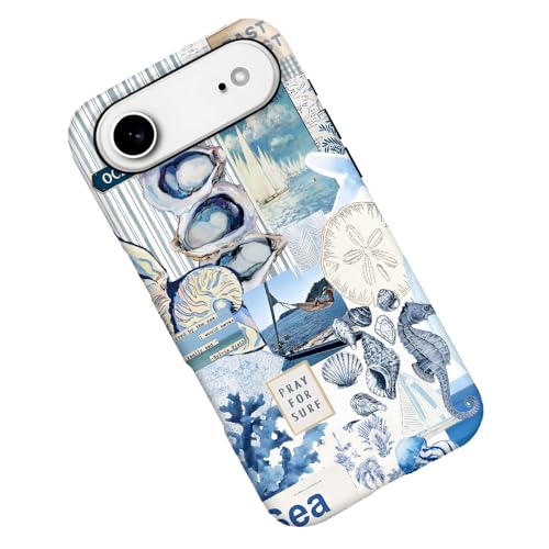 Coque compatible avec H7KQ Air antichoc bleu océan pour fille et garçon
