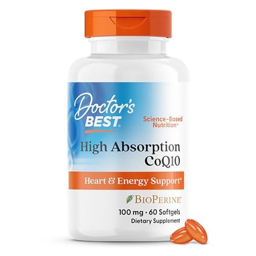 Image of Doctor's Best High Absorption CoQ10 with BioPerine 100 mg 60 Softgels
