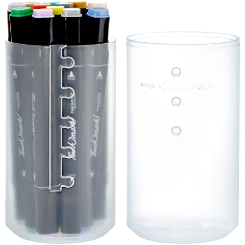 TOPZEA 4 Pack Retractable Makeup Brush Holders - Image 4