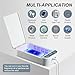 Soiiw Nail Tool Sterilizer Box Portable with Blue Light,USB Sterilizer Cleaning Box for Nail Salon, Tweezers, Jewelry, Phone, Manicure Tools