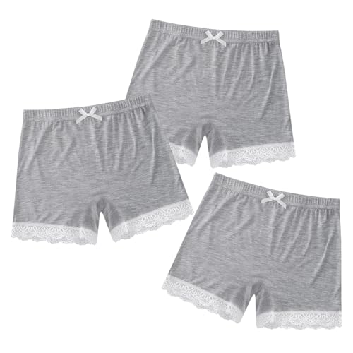 YiZYiF Little Girl's Lace Trim Boyshort Comfort Panties Briefs Cotton Knickers Underwear for 2-14Years3