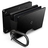 Spigen RFID Blocking Wallet Slim Minimalist Credit Card Holder with Key Ring, Carabiner for Men and Women with Cash Strap - Black