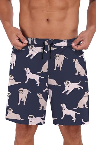 Image of Mens Pajamas Set Lightweight Summer Pjs Sleepwear Soft Comfy Short Sleeve Loungewear With Pocket (S-4X)