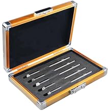 5 Pack Mohs Hardness Test Kit Mohs Hardness Picks 5-9 Scratch Tester Industrial Mineral Identification Kit for Gem Jade Jewelry