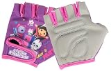 Tataway Guantini Bici Gabby's Dollhouse Bambina Taglia 5 Guanti Ciclismo Bambini - Antiscivolo Con Palmo Rinforzato, Traspiranti E Regolabili Con Chiusura A Strappo Per Bici E Monopattino